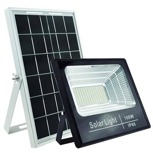 đèn lũ năng lượng mặt trời jgb Solar floodlight 100W